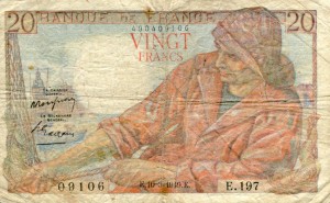 Billet 20 francs 1949