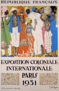 Affiche de l'Exposition Coloniale de Paris 1931 (Auteur Jean de la Mézière)