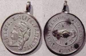 Mâcon 1871 Médaille Cuivre étamé (coll. Oleg)