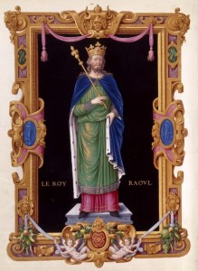 Raoul Ier (par Jean Du Tillet - 16ème siècle - Bibliothèque Nationale de France)