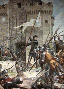 Jeanne d'Arc au siège d'Orléans par Lenepveu vers 1886-1890 - Panthéon de Paris