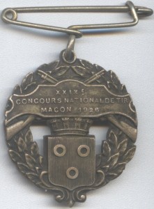 Mâcon 1926 broche pendante Bronze Aluminium - coll. Oleg